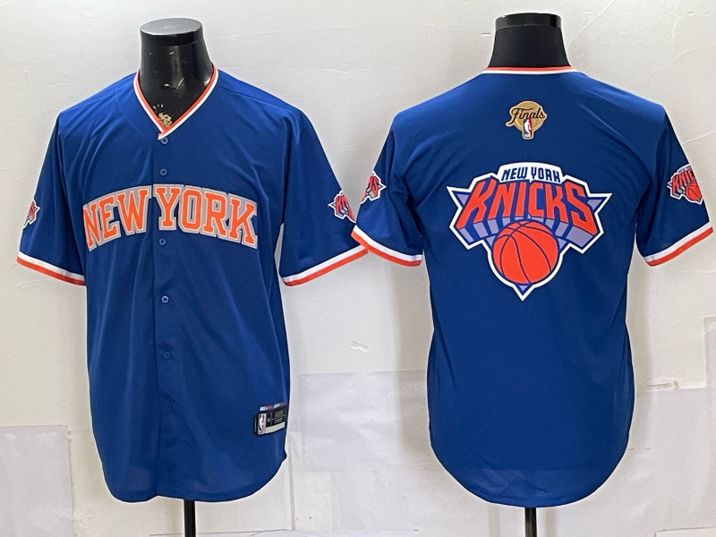 Men New York Knicks blank blue 2026 Nike NBA jersey 0625004